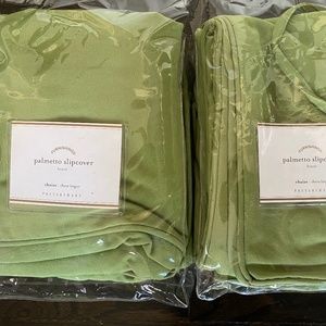 Set of 2 Pottery Barn Chaise Lounge Cushion Covers